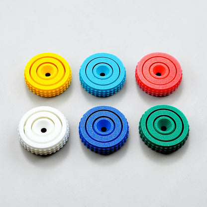 Fidget & gyro spinners with modern designs and smooth spin, handmade from eco PLA, great for stress relief, sensory play, and focus support.