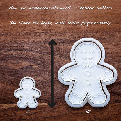 Seasonal Cookie Cutter Set - Teddy Bear, Butterfly, Pumpkin, Gingerbread Man