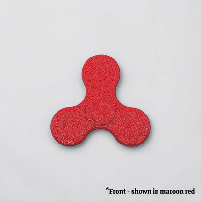 Close up of fidget spinner, perfect for party favors, birthday gifts and classroom rewards. Customizable in 30 unique colors.