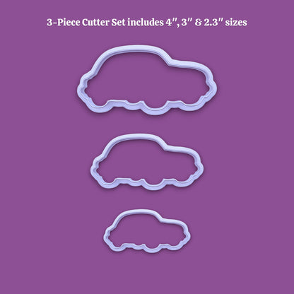 Vintage punch buggy car cookie cutter set, perfect for car themed birthdays, ceramics, ornaments and clay projects.