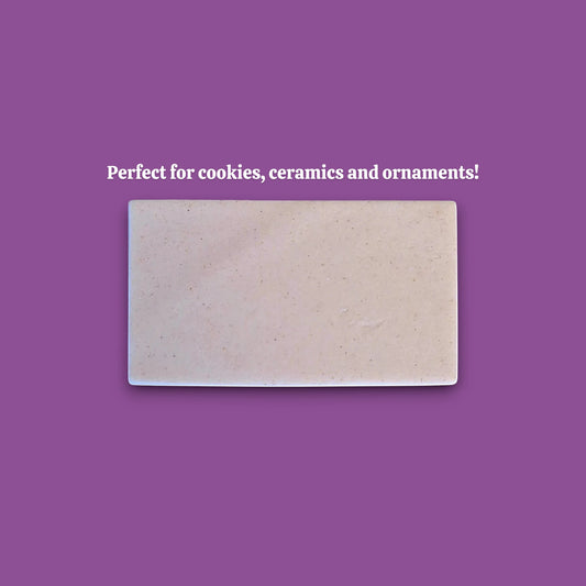 Rectangle cookie cutter dough cutout, perfect for baking classic shapes, fondant, parties, clay and crafts.