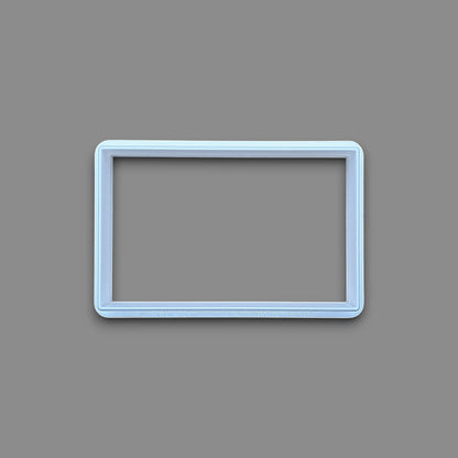 Rectangle cookie cutter, perfect for baking classic shapes, fondant, parties, clay and crafts.