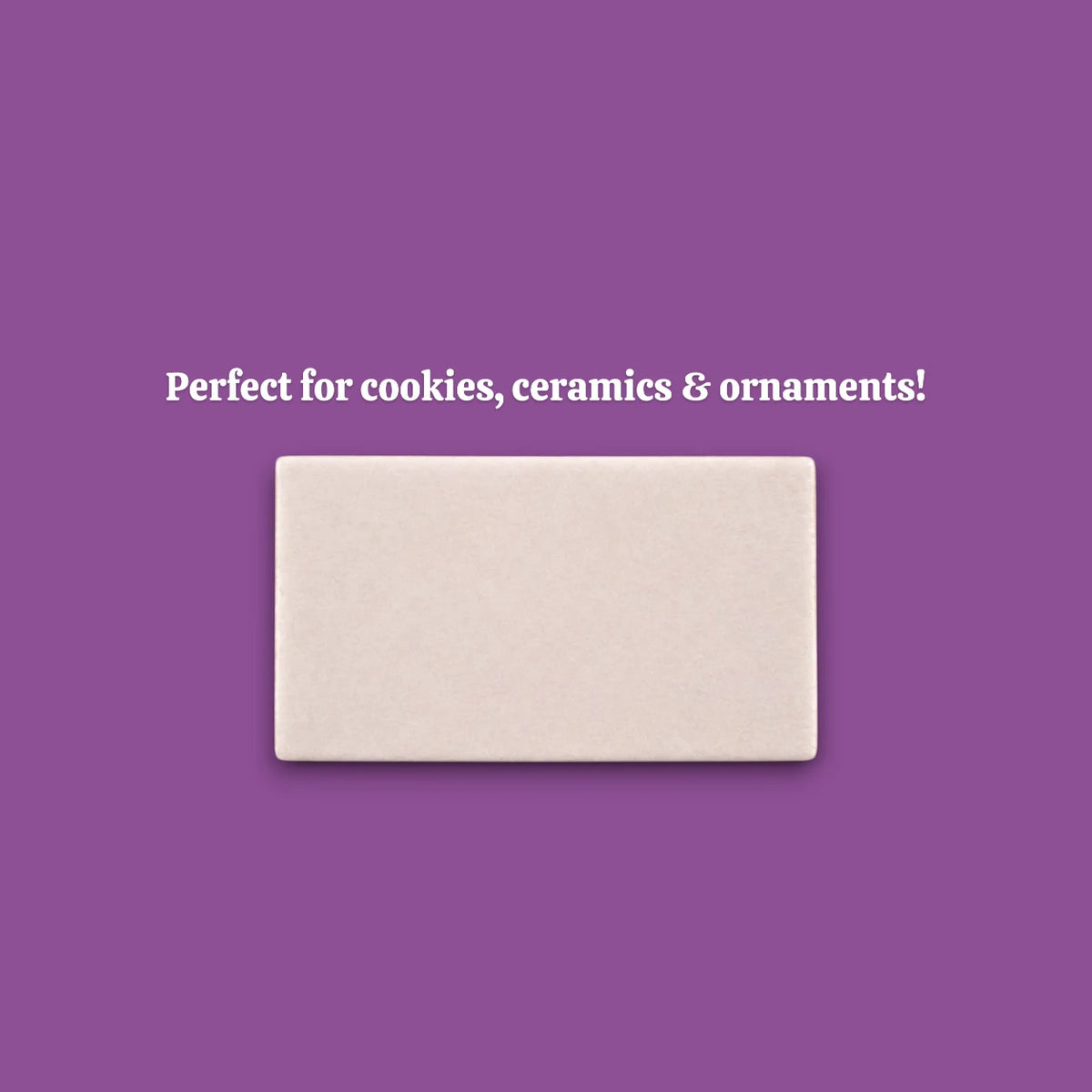 Rectangle cookie cutter dough cutout, perfect for baking classic shapes, fondant, parties, clay and crafts.