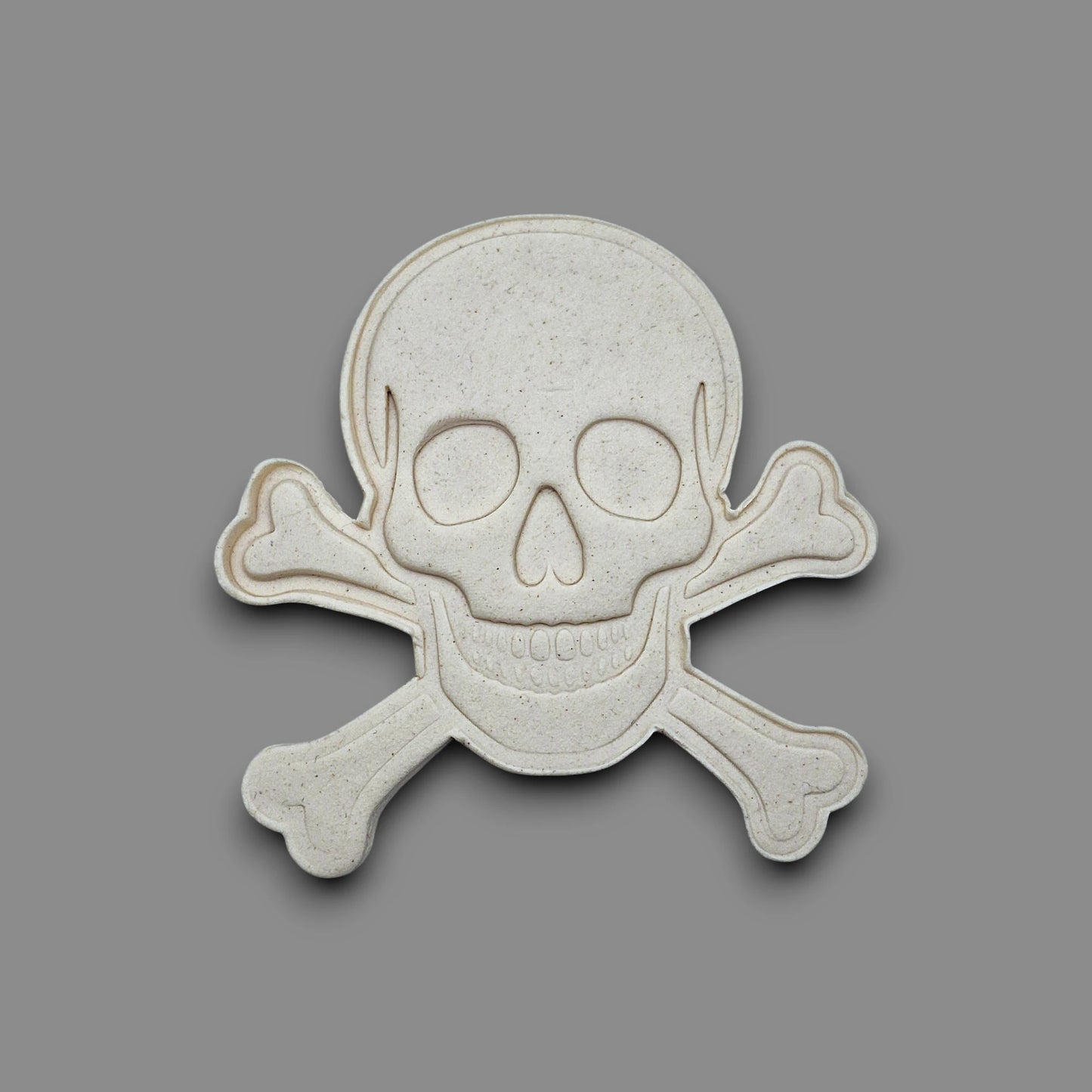 Skull and Bones Cookie Cutter or Stamp Set - Pirate Craft & Clay Mold