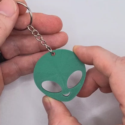 Alien Keychain – Sci Fi Extraterrestrial Charm for Space Party Favors