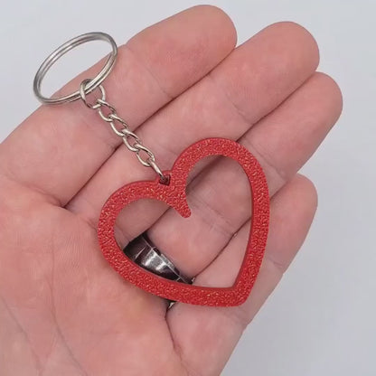 Heart Keychain – Heart Shaped Charm for Weddings and Party Favors