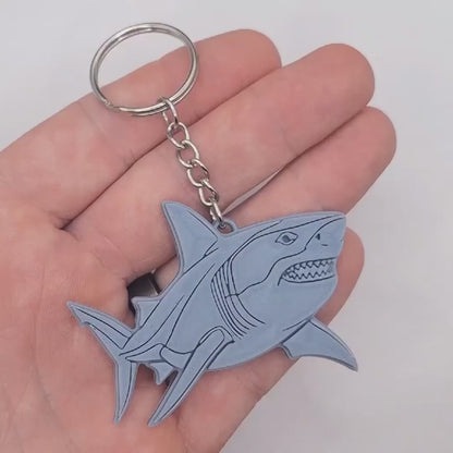 Shark Keychain - Cool Aquatic Marine Life Charm & Ocean Party Favor