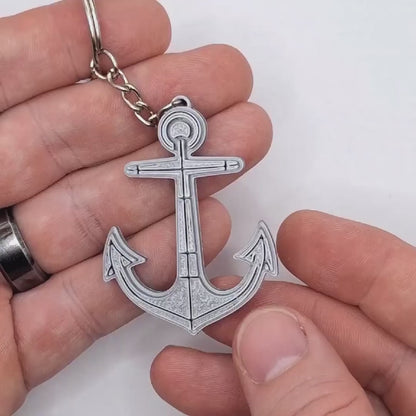 Anchor Keychain – Nautical Charm for Ocean Themed Gifts & Party Favors