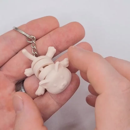 Articulated Cat Keychain – Cute, Fidget-Friendly Charm for Cat Lovers